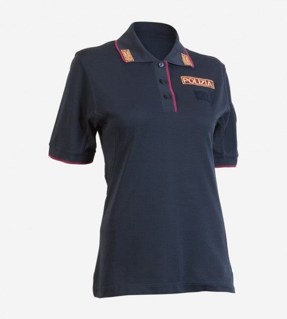 Polo shirt woman Polizia