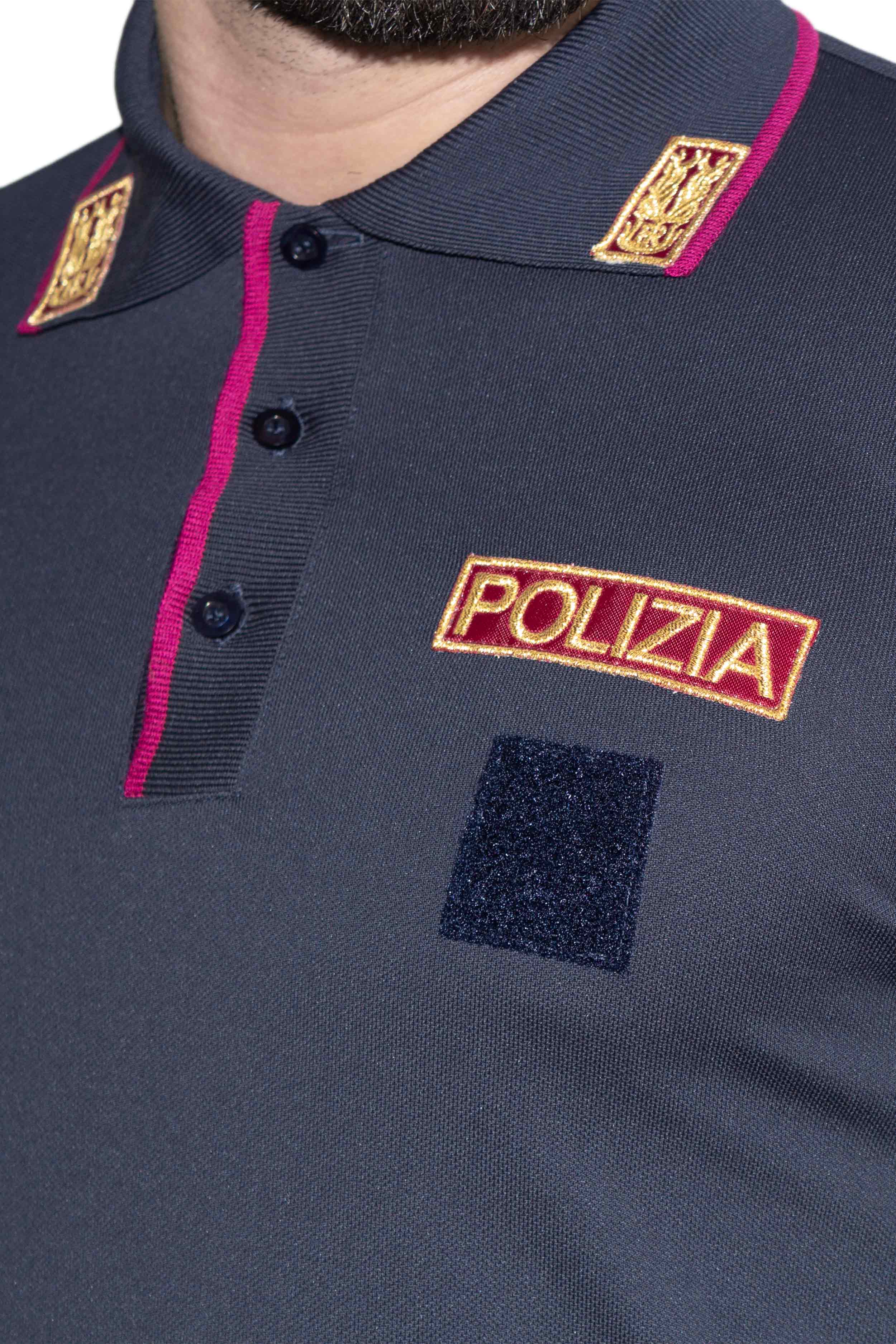 POLICE LONG SLEEVE POLO