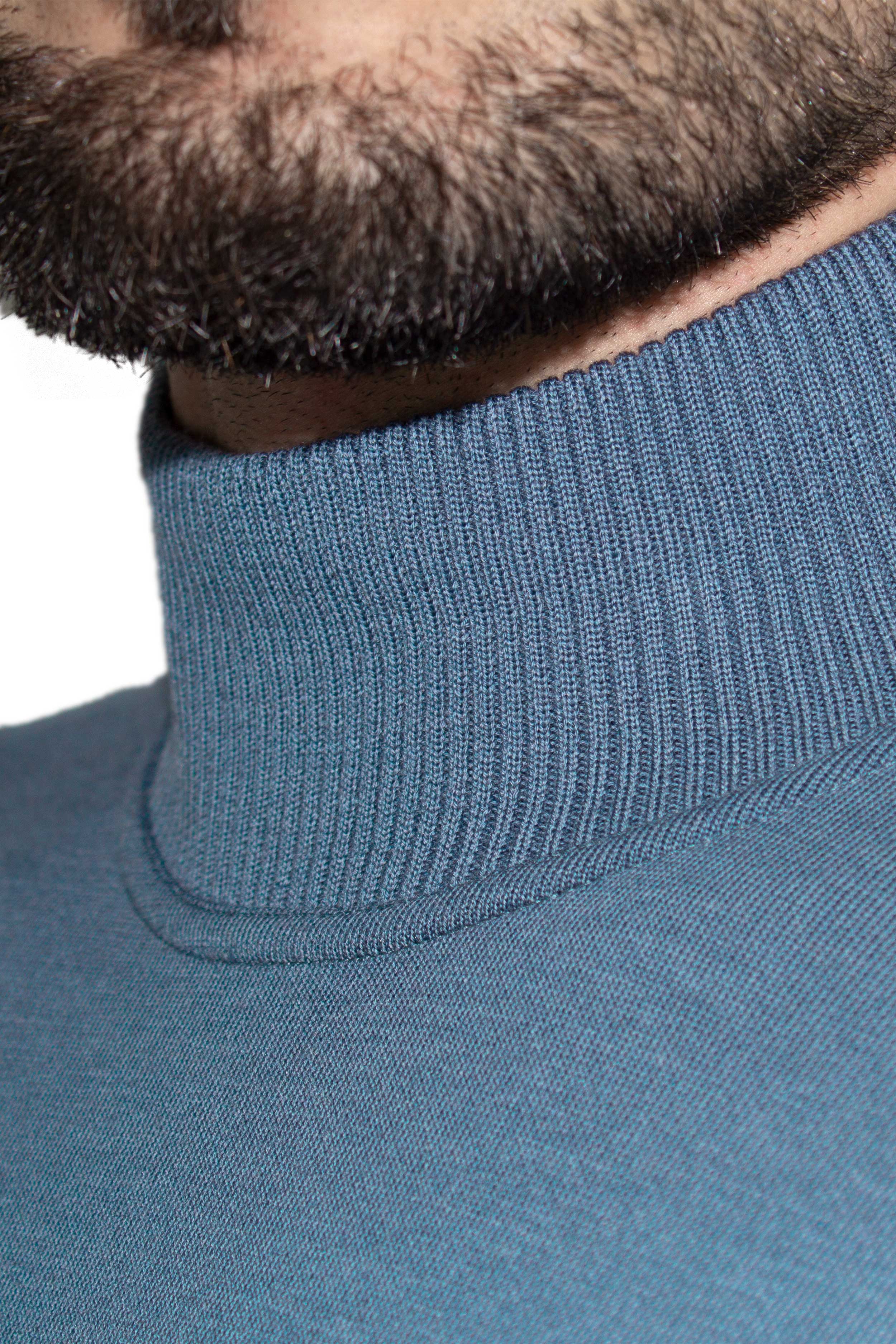 POLICE WARM MOCK-NECK SWEATER